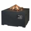 Large Gas Fire Square Table