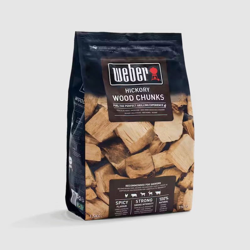 Weber Hickory Wood Chunks – 1.5kg