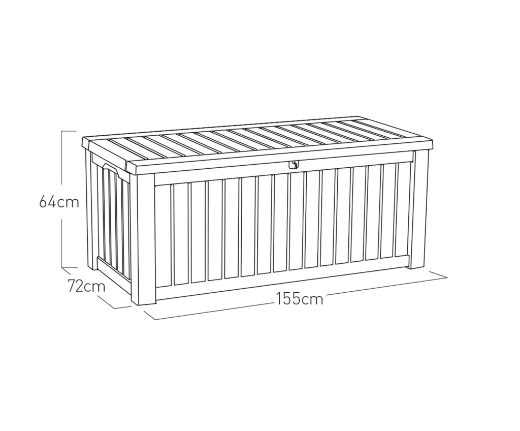 Rockwood Garden Storage Box Outdoor Storage Boxes Outdoor.ie