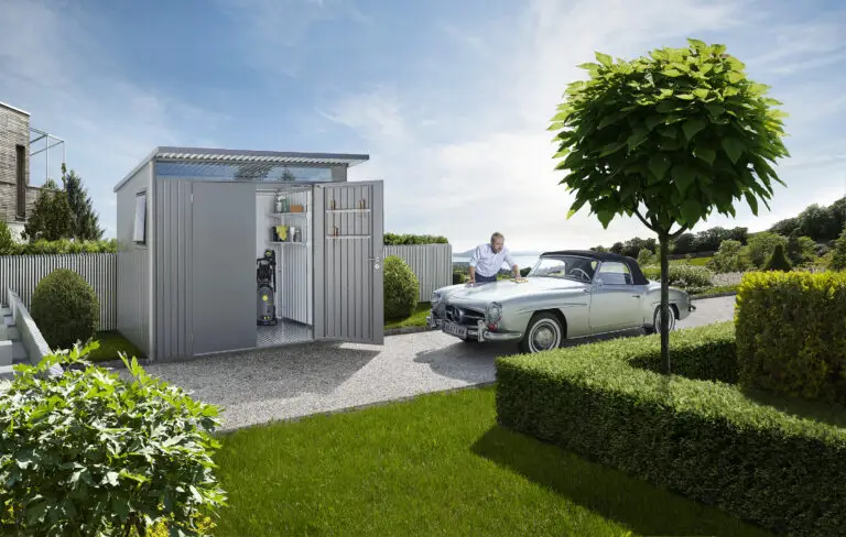 Garden Shed Avantgarde for sale from The Ouotdoor Scene. Trusted premium biohort garden shed retailers in Ireland