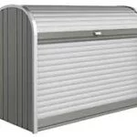 StoreMax Roller Storage Box MetallicMetallic quartz-grey - Garden Storage Solutions For Sale Dublin