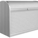 StoreMax Roller Storage Box Metallic Silver- Garden Storage Solutions For Sale Dublin