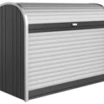 StoreMax Roller Storage Box Metallic Dark-grey - Garden Storage Solutions For Sale Dublin