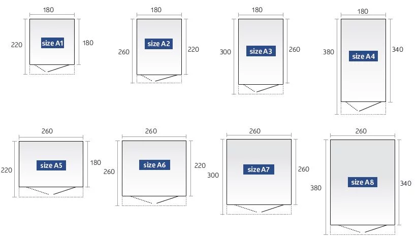 Garden Shed Avantgarde Sizes