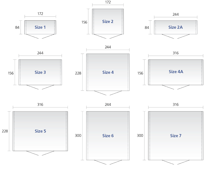 Garden Shed Europa Sizes