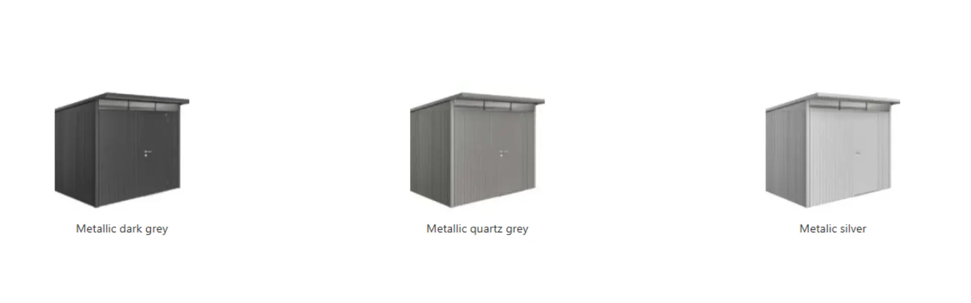 Garden Shed Ireland for sale from The Outdoor Scene. Avantgarde colour options from biohort