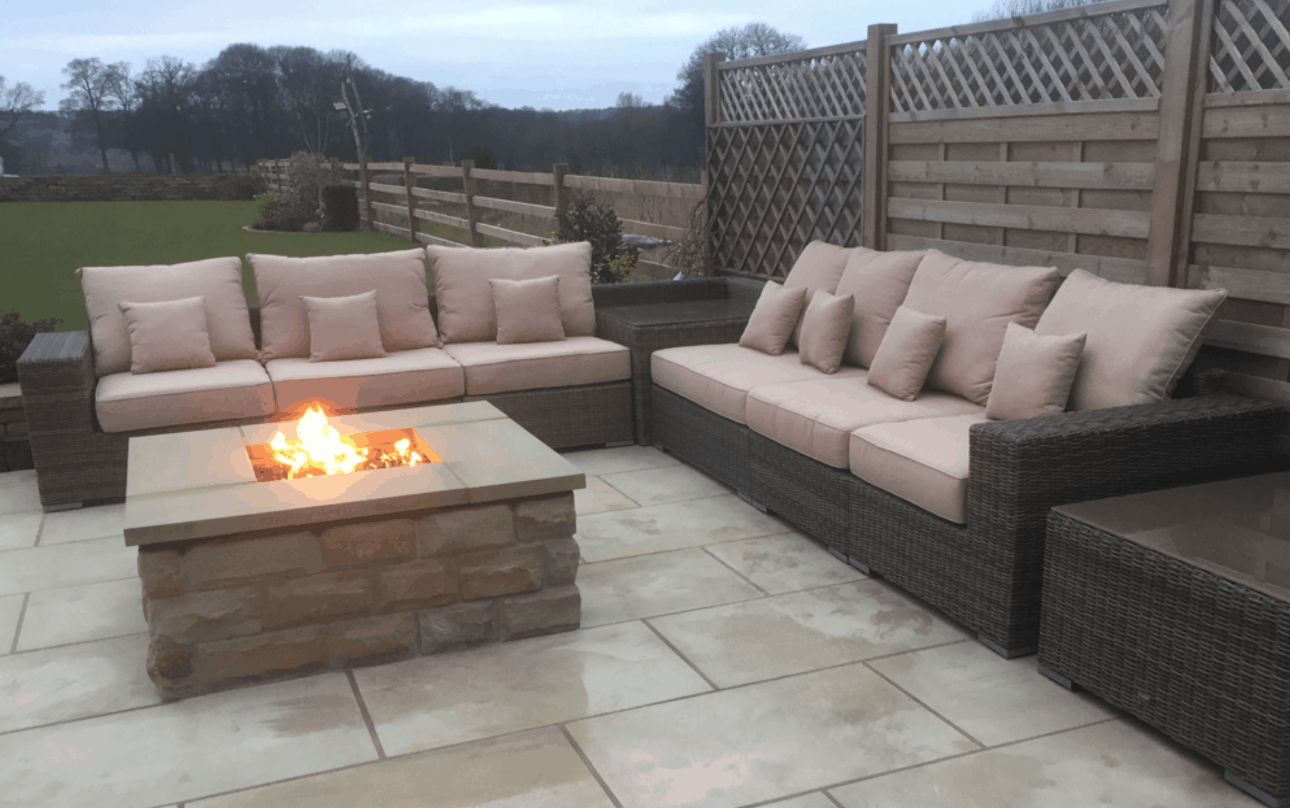 Outdoor Gas Fire Pit Burner – 4 Configurations Available