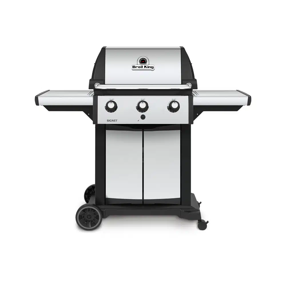 Full Broil King Signet 320 Gas BBQ for sale from The Outdoor Scene Dublin.