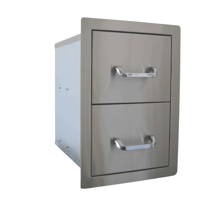 Beefeater Built in Stainless Steel Double Drawer - Outdoor Kitchens For Sale Dublin