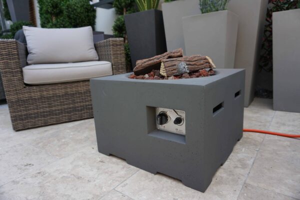Cocoon Square Small Gas Fire (2 Colours)