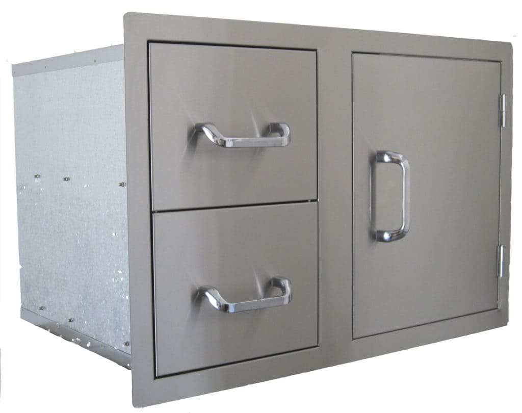 Beefeater Built in Stainless Steel Double Drawer - Outdoor Kitchens For Sale Dublin