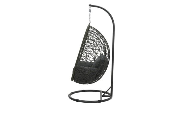 Panama Egg Chair – Rope Moss Green – Hanging Rope Garden Chair