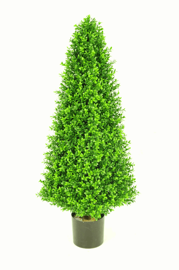 Artificial Boxwood Pyramid - Outdoor Artificial Plants For Sale Dublin