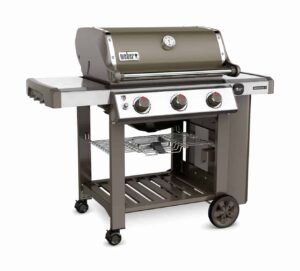 Weber Genesis II E-310 GBS, Smoke Grey_left angle