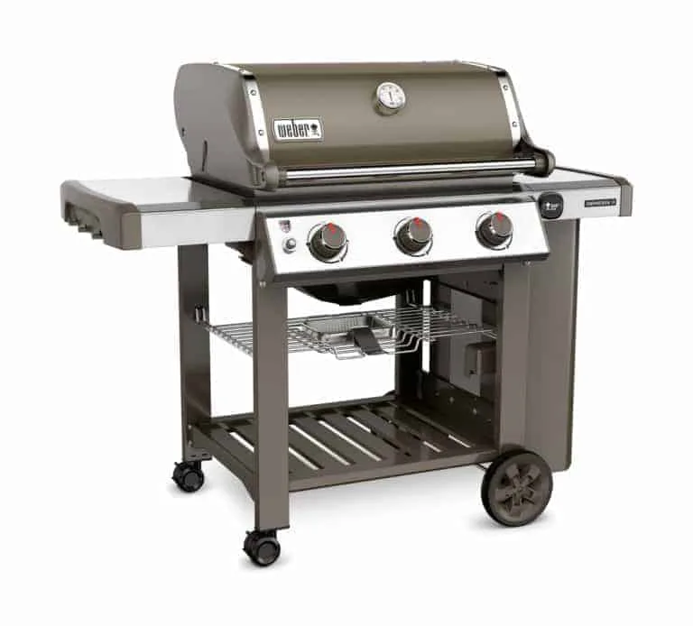 Weber Genesis II E-310 GBS, Smoke Grey_left angle