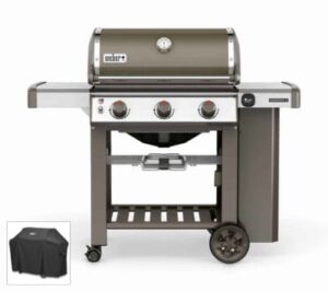 genesis II e 310 grey with cover