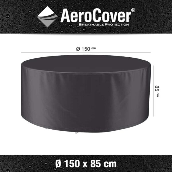 AeroCover Garden Dining Set Furniture Cover Round 150cm