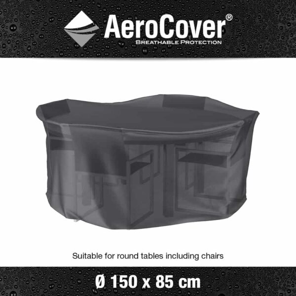 AeroCover Garden Dining Set Furniture Cover Round 150cm