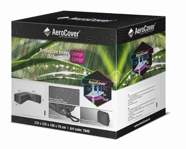 AeroCover Garden L-Shaped Sofa Set Furniture Cover 235x235x100cm