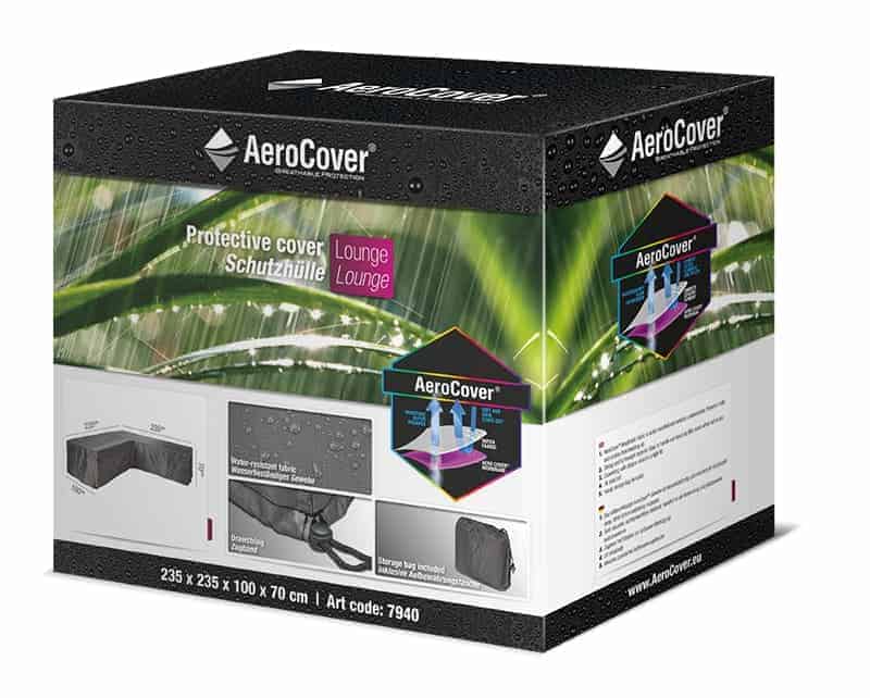 AeroCover Garden L-Shaped Sofa Set Furniture Cover 235x235x100cm
