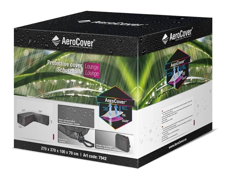 AeroCover L-Shaped Garden Sofa Set Furniture Cover 270 x 270cm