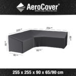 AeroCover Garden L/Trapeze Shaped Sofa Set Furniture Cover 255 x 255cm (7955)