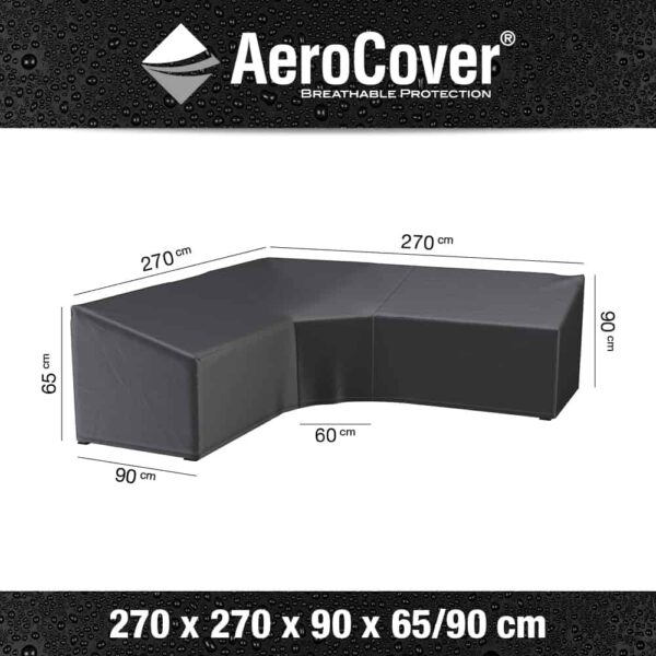 AeroCover Garden L/Trapeze Shaped Sofa Set Furniture Cover 270 x 270cm