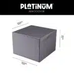 Platinum Lounge Chair Cover 100x100xH70