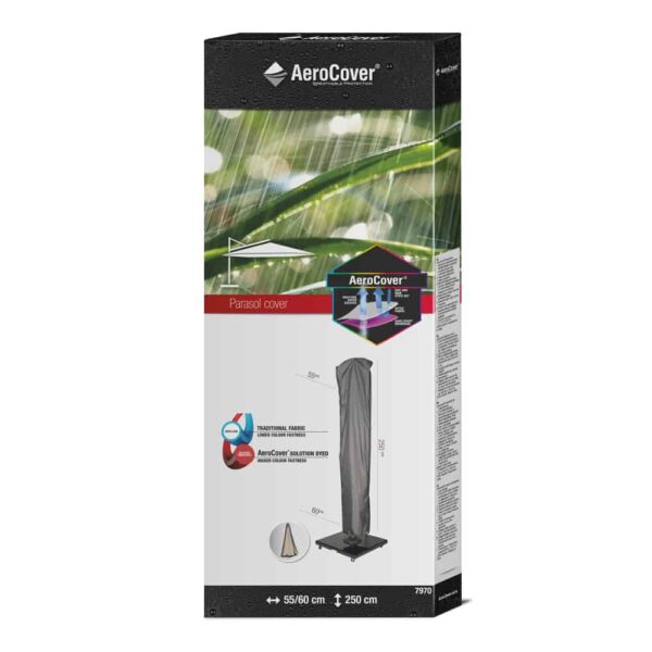 AeroCover Free-Arm Garden Parasol Cover