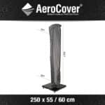 AeroCover Free-Arm Garden Parasol Cover 250cm