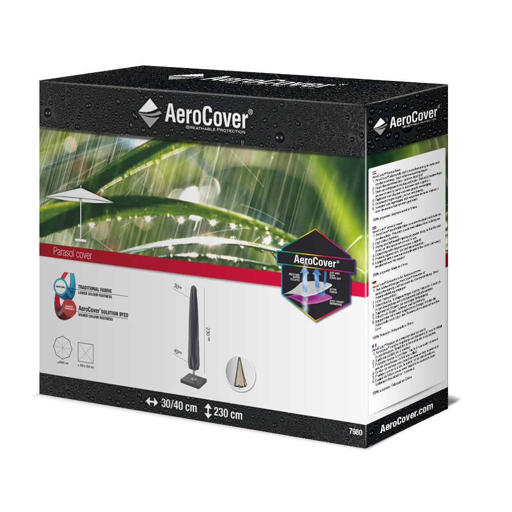 AeroCover Center Pole Parasol Cover 230x30cm