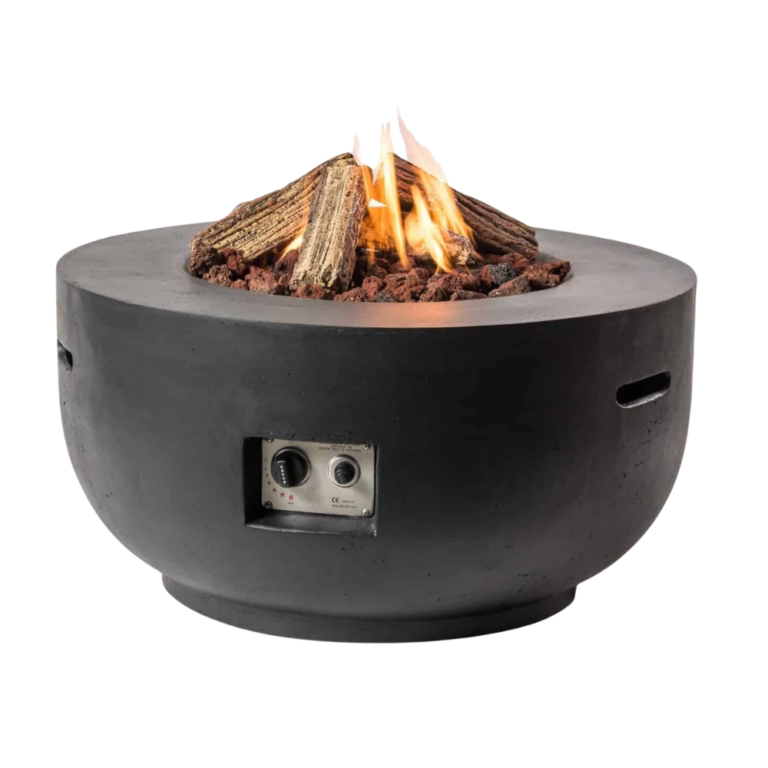 Outdoor Gas Fire Pit Bowl Black - Outdoor Gas Fires Dublin Ireland