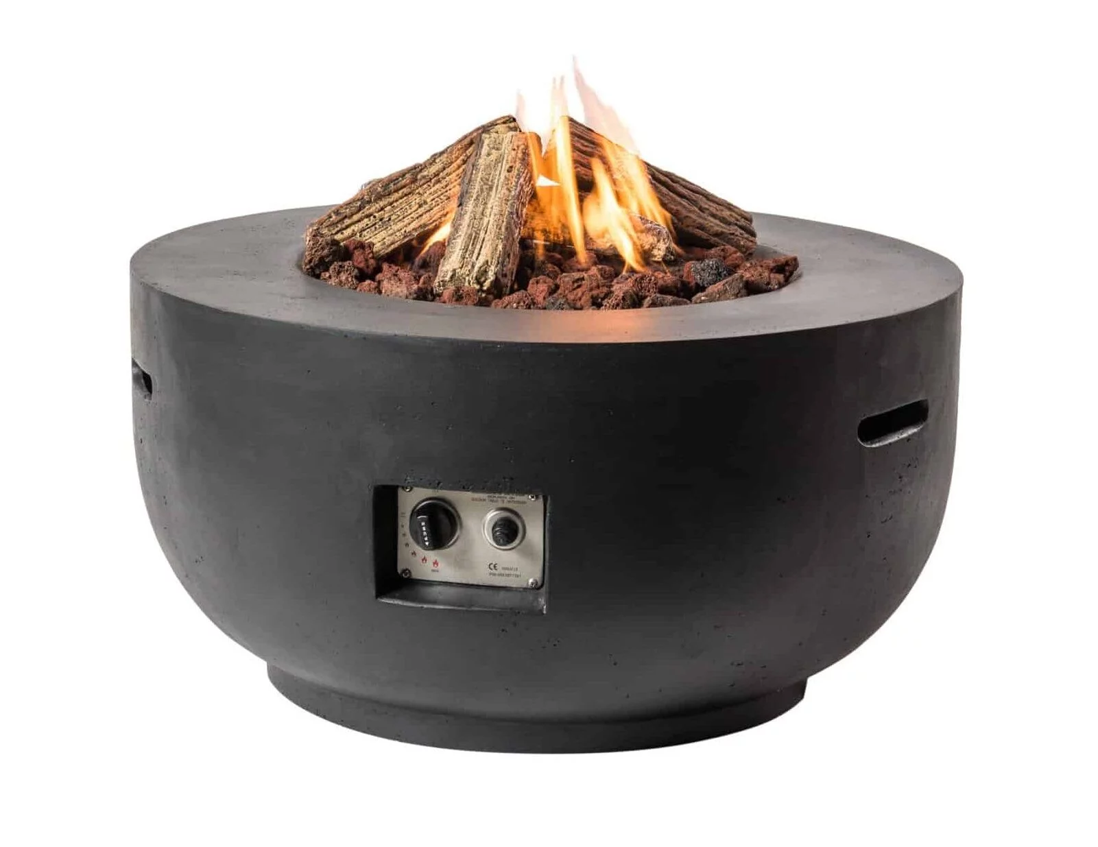 Outdoor Gas Fire Pit Bowl Black - Outdoor Gas Fires Dublin Ireland