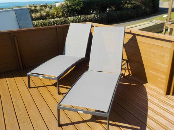 Derby Aluminum Sling Sun Lounger