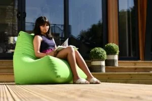 Outdoor Bean Bag Green - Outdoor Bean Bags Dublin Ireland