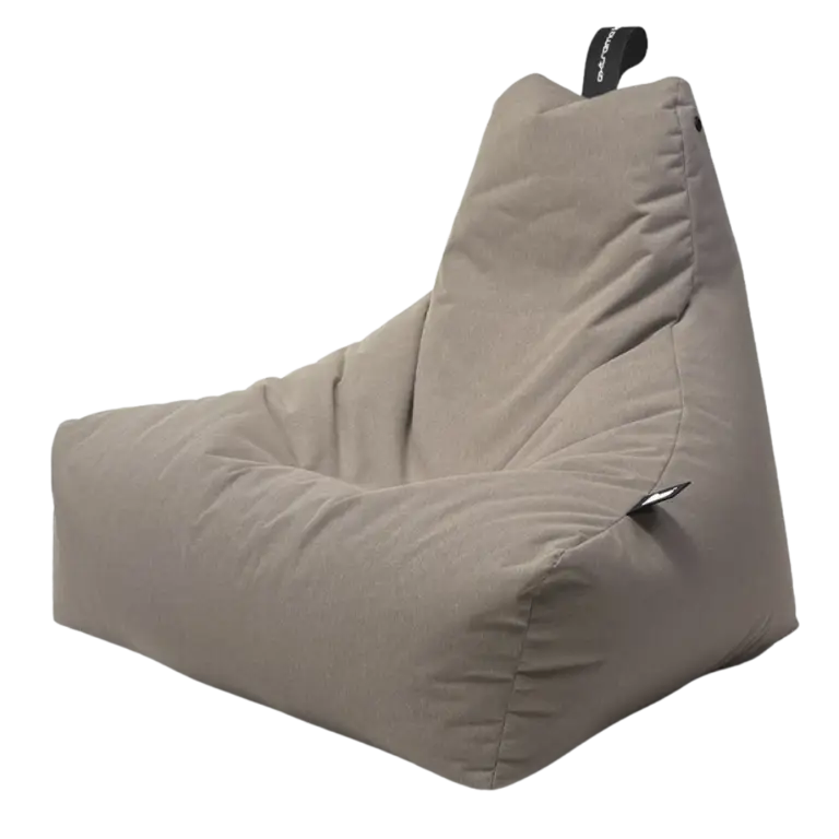 Extreme Lounging bean bag for sale from The Outdoor scene. Pastel Beige outdoor lounger