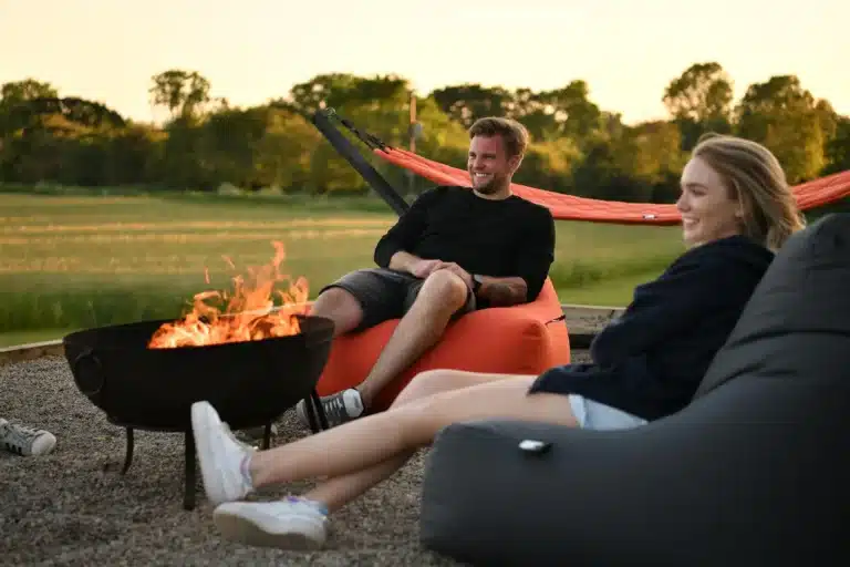 Extreme lounging outdoor bean bag grey for sale from the outdoor scene, Dublin Ireland