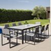 Fermo Charcoal dining set - Fermo 8 seat dining table1 - Outdoor Furniture For Sale Dublin Ireland