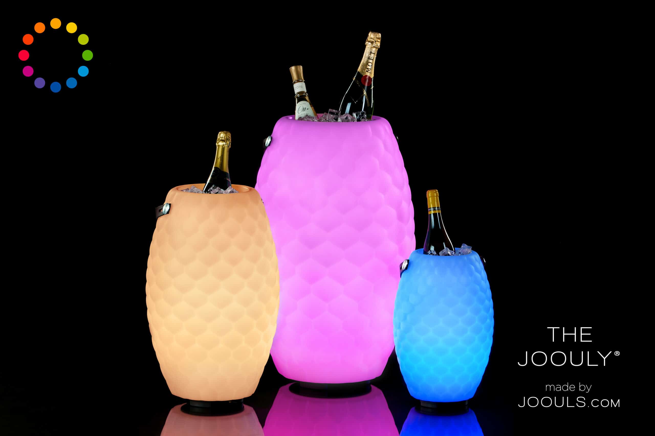 The Joouly Pineapple LED Wine Cooler