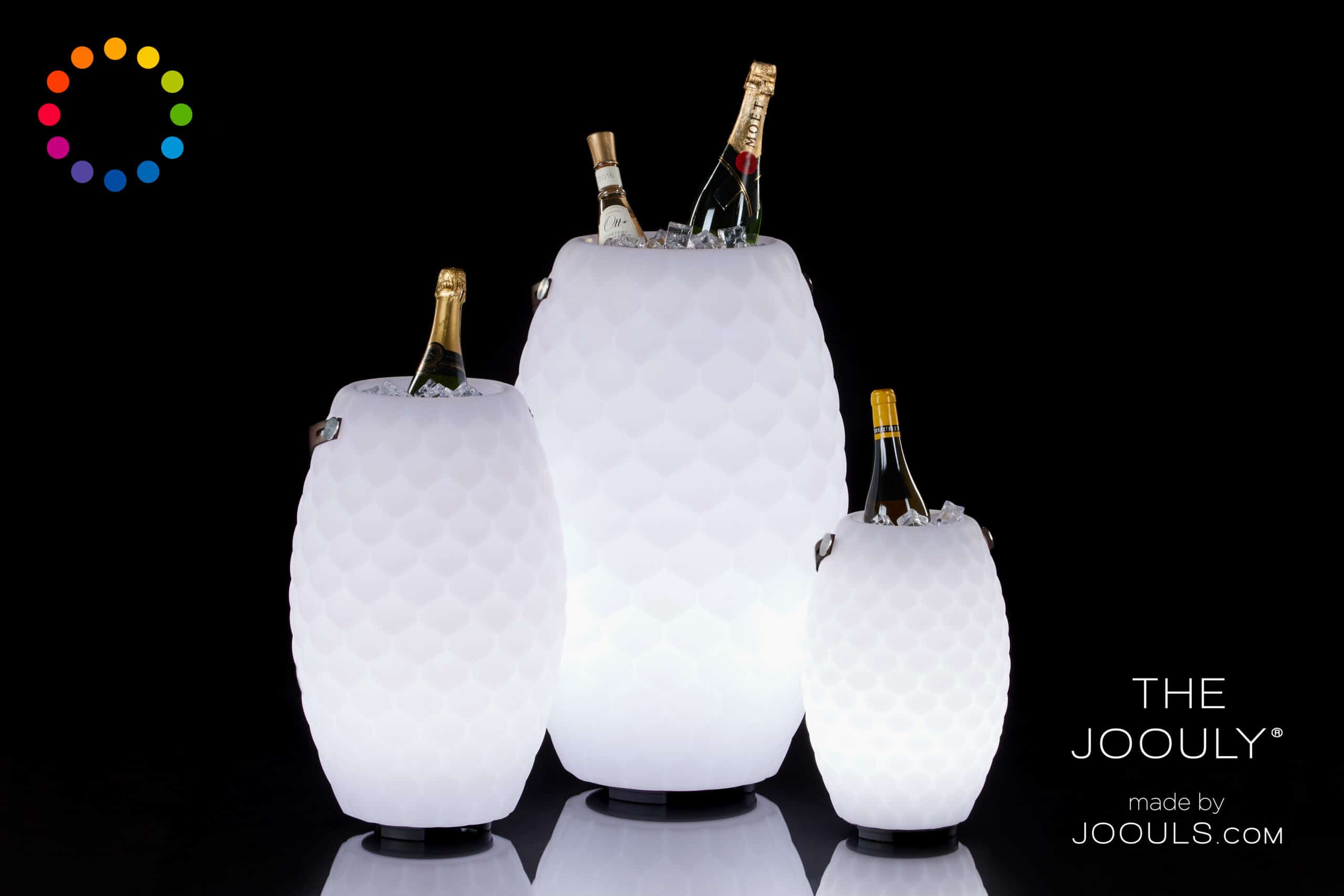 The Joouly Pineapple LED Wine Cooler