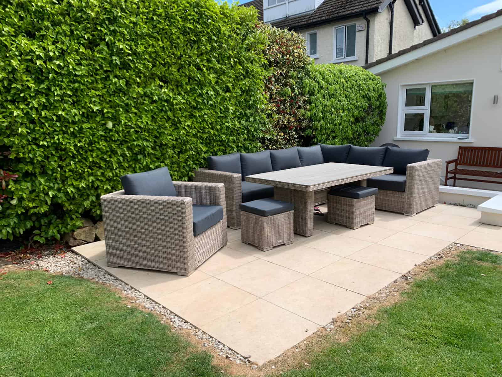 Valencia Outdoor Corner Sofa Set - Garden Furniture For Sale Dublin Ireland