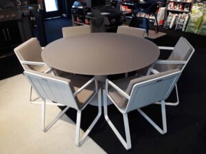 Fano 6-Seater White - Outdoor Furniture For Sale Dublin Ireland