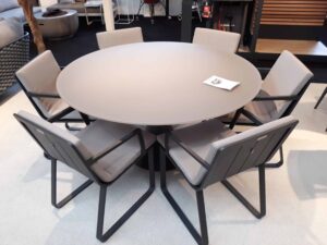 Fano 6-Seater Charcoal1 - Outdoor Furniture For Sale Dublin Ireland