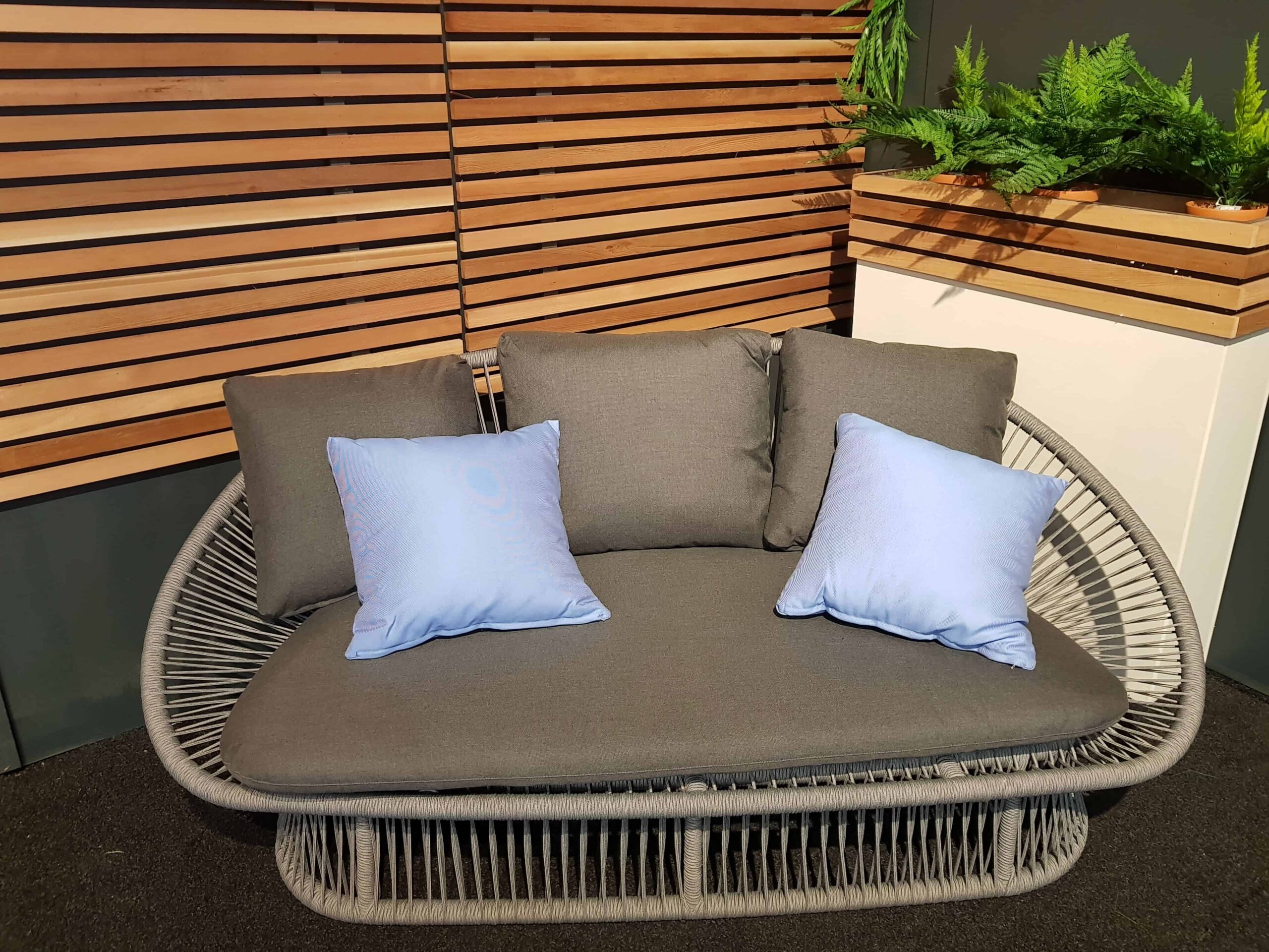 Spade Alu Round Rope Two Seat Sofa *Online Only*