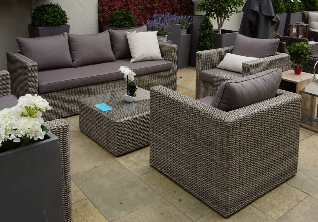 Patros 3 Seater Outdoor Sofa Set - Rattan Furniture For Sale Dublin Ireland