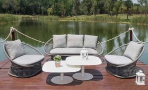 Spade Alu Round Rope Collection - Outdoor Furniture For Sale Dublin Ireland