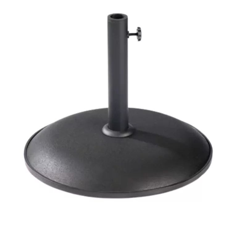 Round 15 kg garden parasol base for sale. Only compatible with center pole umbrella patio parasol