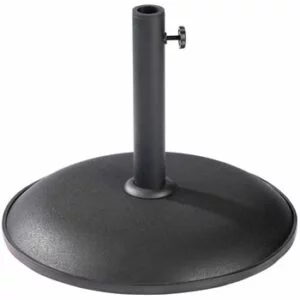 Round 15 kg garden parasol base for sale. Only compatible with center pole umbrella patio parasol