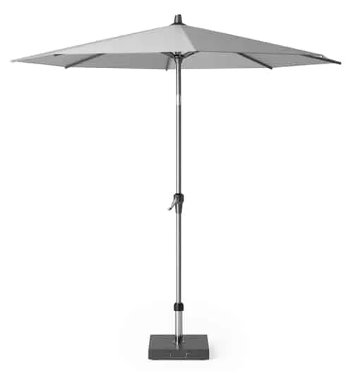 Riva 2.5m Round Parasol Light Grey