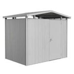 Panorama Biohort Storage Shed Metallic silver